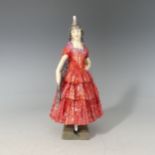 A Royal Doulton figure A Spanish Lady HN1294, designed by Leslie Harradine, issued 1928-40, green