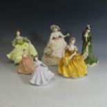 A small quantity of Coalport Figures, to include 'La Belle Epoque' limited edition (11072/12500), '