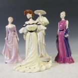 A small quantity of Coalport Ladies, to include Ladies of Fashion 'Camilla' and 'Veronica', High