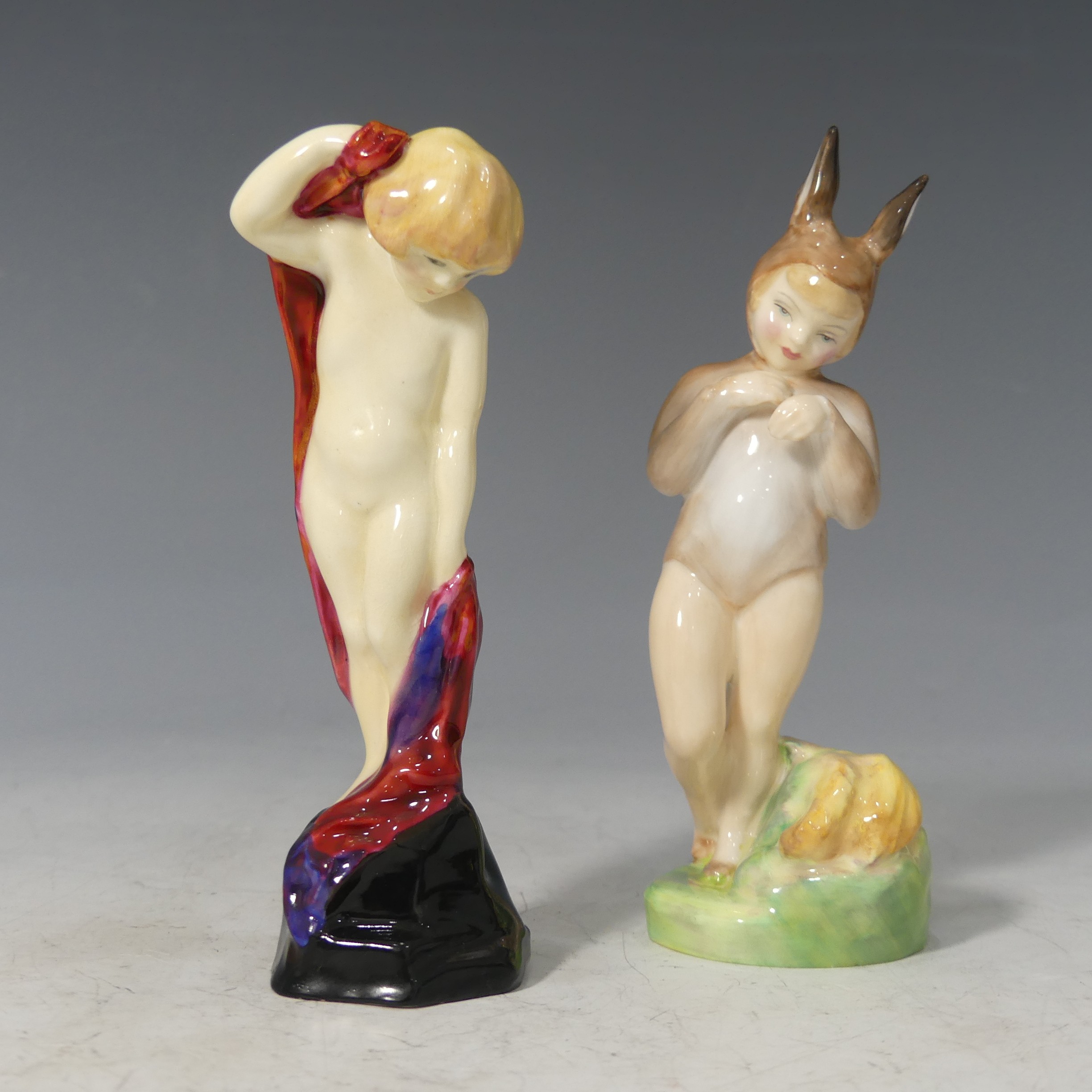 A Royal Doulton figure Sea Sprite HN1261, designed by Leslie Harradine, issued 1972-38, green