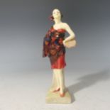 A Royal Doulton figure Carmen HN1267, designed by Leslie Harradine, issued 1928-38, green printed