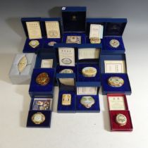 A quantity of Halcyon Days enamel Boxes of Royal Interest, comprising 'Vivat Regina' (46/250), The