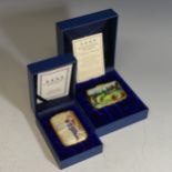 A limited edition Halcyon Days enamel Box after Winston Churchill, depicting 'View at Chartwell' (