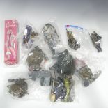 A Collection of Vintage Action Man accessories including eleven bags of Action Man clothing, and a