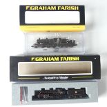 A Graham Farish by Bachmann N gauge 372-626 Ivatt Class 2MT 2-6-0 46440 tender locomotive,  BR