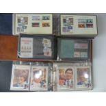 Stamps; An accumulation of Stamps and Covers, in fifteen albums, with mint Guernsey & GB, also