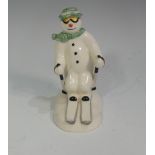 A Royal Doulton figure of The Snowman Skiing, DS21, from The Snowman Gift Collection, H 14cm.