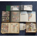 Stamps; An accumulation of Stamps and Covers, in albums and loose (a lot)