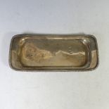 An Irish silver rectangular Tray / Stand, by James Scott, hallmarks worn but probably Dublin 1808,