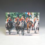 H.M.Queen Elizabeth II and H.R.H.The Duke of Edinburgh, signed 1986 Christmas card with twin gilt