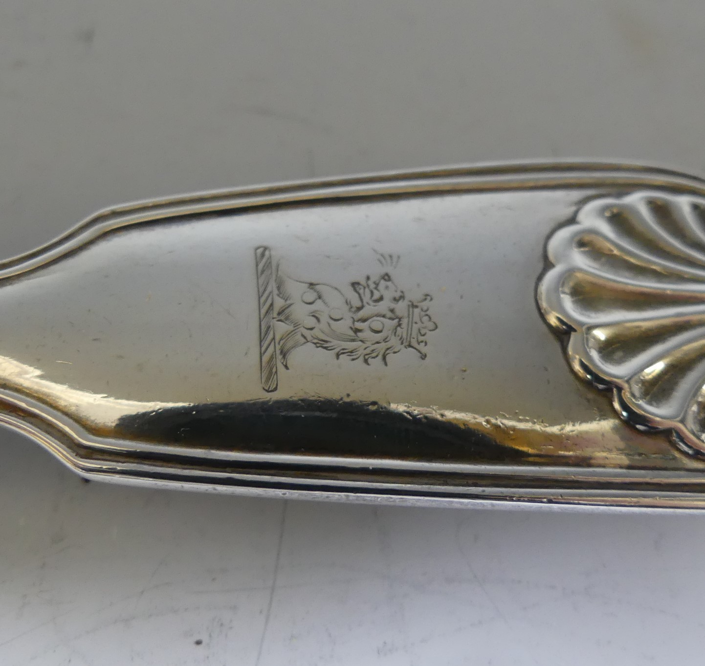 A canteen of Victorian silver Cutlery, by Chawner & Co., (George Adams), hallmarked London, 1876/ - Image 12 of 55