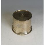 A Victorian silver Tobacco Jar and cover, by John Aldwinckle & Thomas Slater for Goldsmiths &