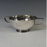 A George V silver Bowl, by Hamilton & Inches, hallmarked Edinburgh, 1911, of plain circular form