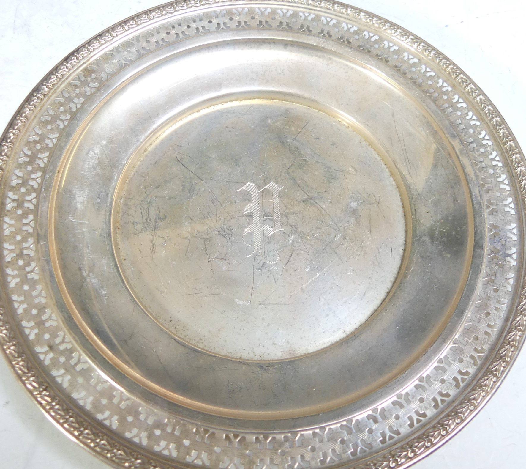 An early 20thC American sterling silver Tazza, by The Sterling Silver MFG Co., Providence RI, of - Image 6 of 8