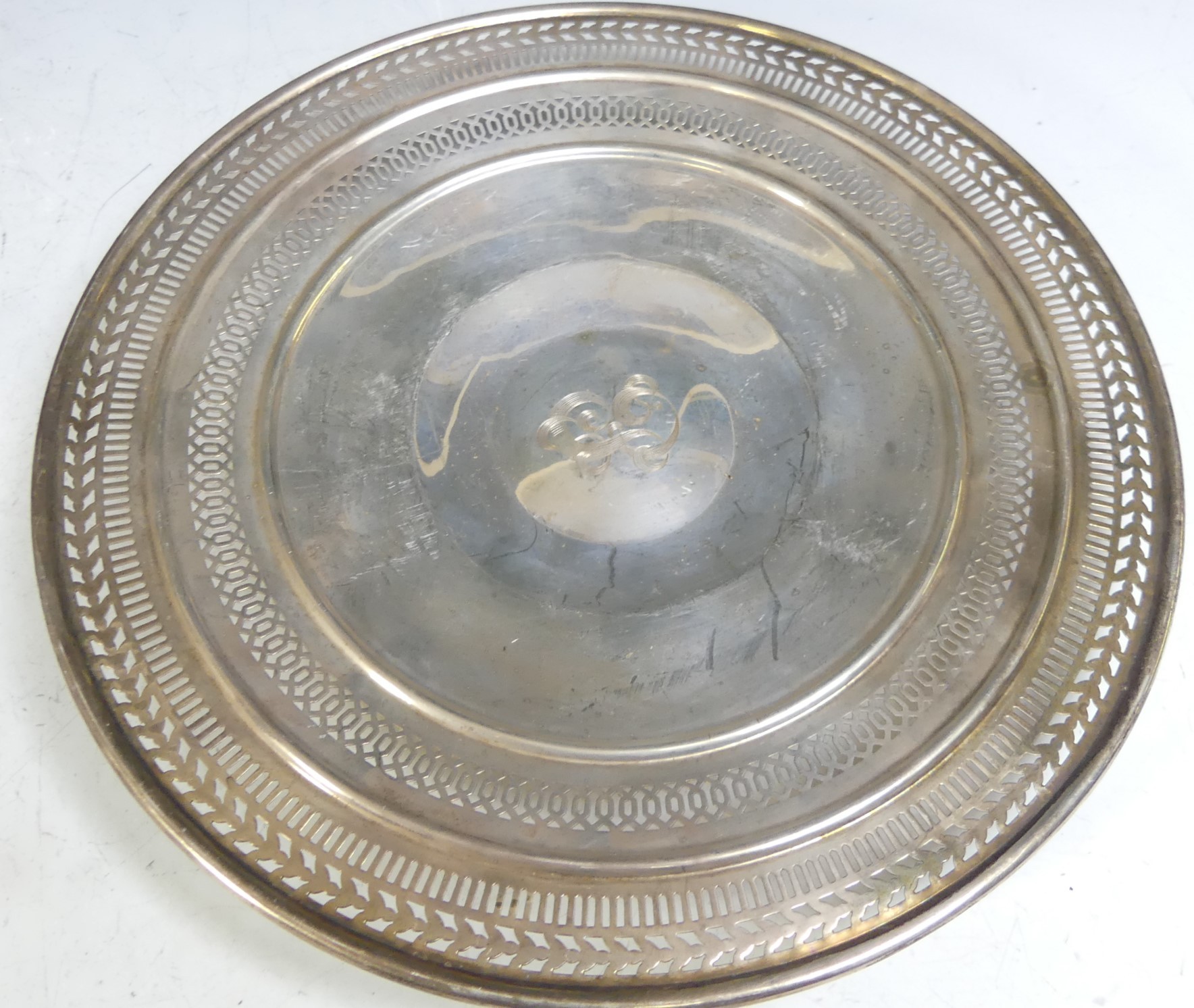 An early 20thC American sterling silver Tazza, by The Sterling Silver MFG Co., Providence RI, of - Image 7 of 8