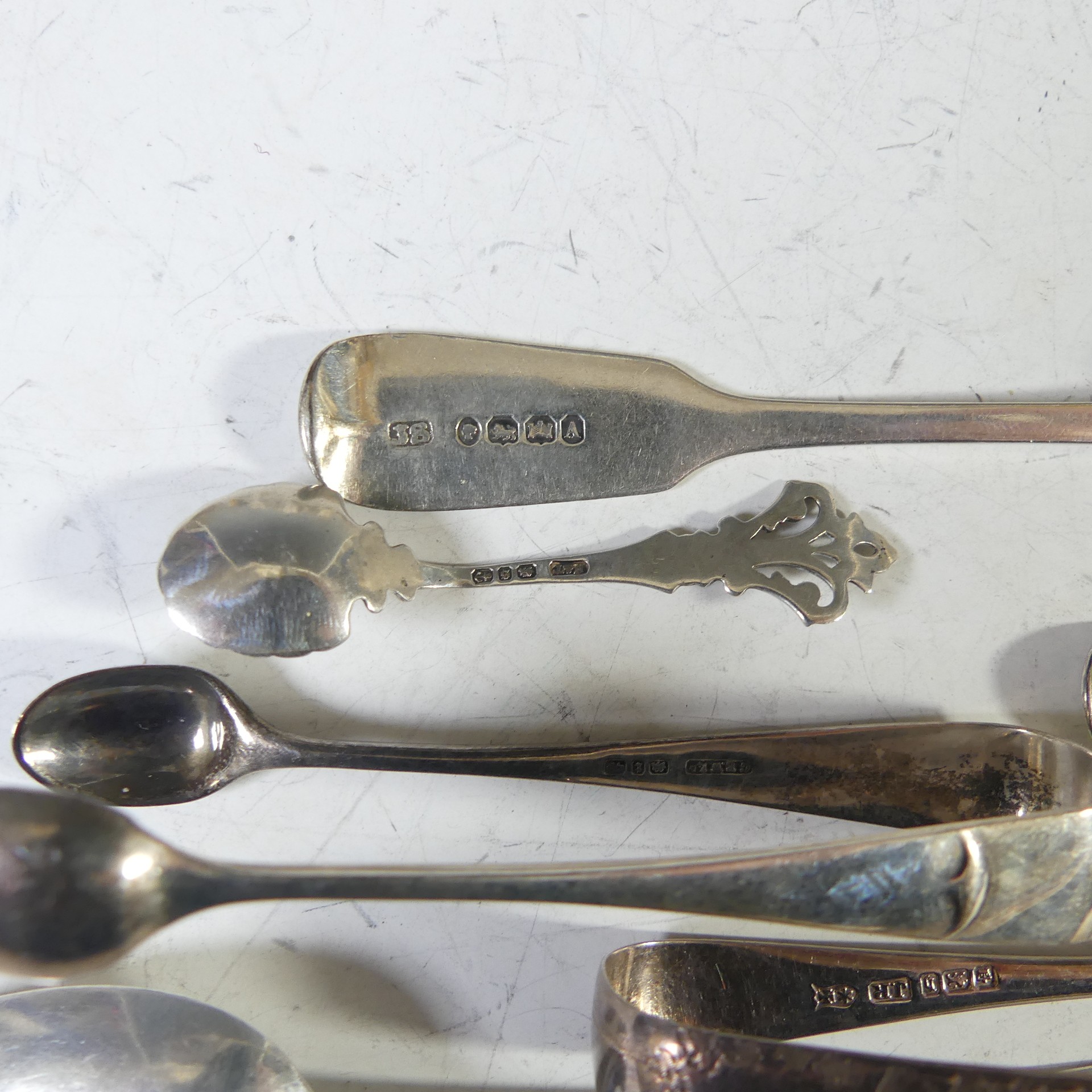 A set of six late Victorian silver Teaspoons, by Joseph Rodgers & Sons, hallmarked Sheffield, 1900, - Image 8 of 10