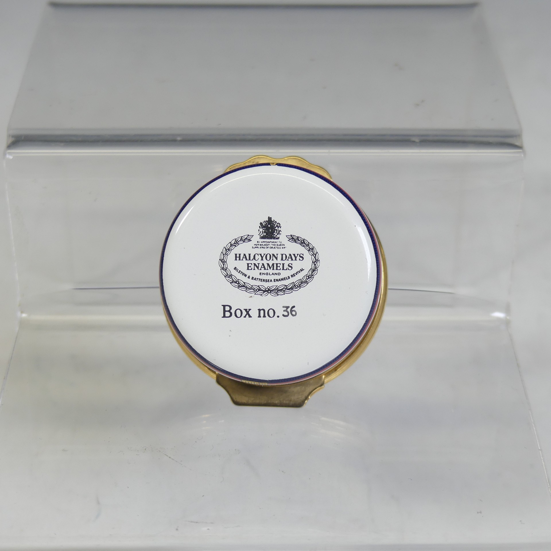 Royal Commemorative Halcyon Days Enamels Boxes: six hinged circular boxes, including The First State - Image 13 of 19