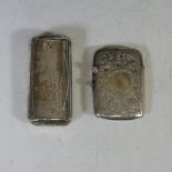 An early 19thC Irish silver Snuff Box, marked Dublin with retailers mark for William Law, no date
