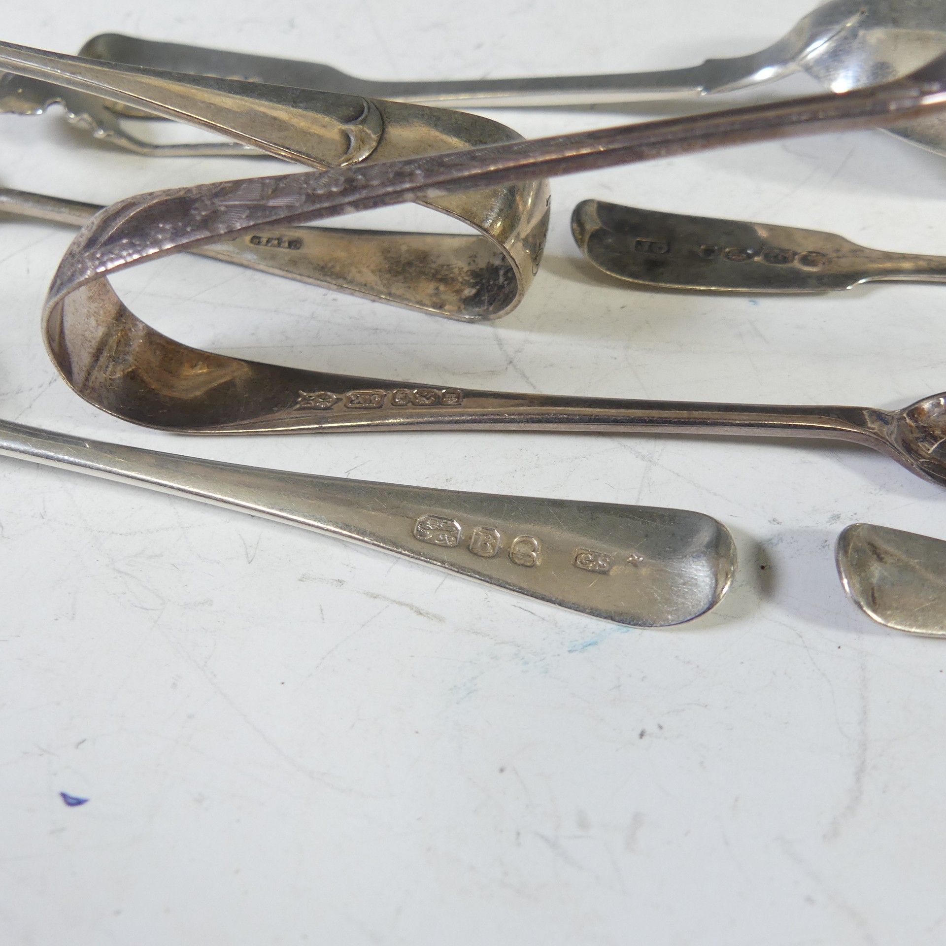 A set of six late Victorian silver Teaspoons, by Joseph Rodgers & Sons, hallmarked Sheffield, 1900, - Image 10 of 10