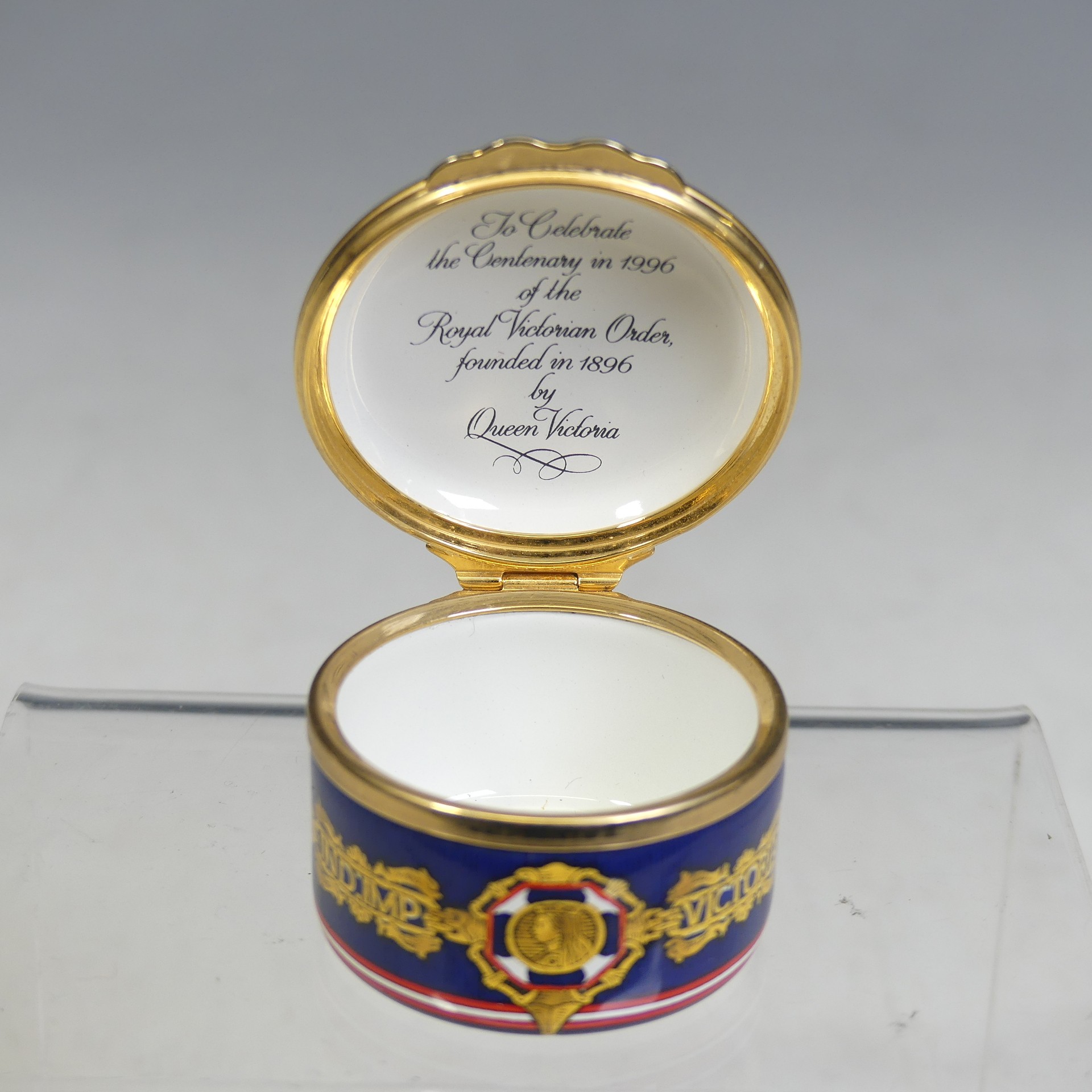 Royal Commemorative Halcyon Days Enamels Boxes: six hinged circular boxes, including The First State - Image 12 of 19