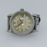 Rolex Oysterdate Precision 50m=165ft stainless steel gentleman's Wristwatch, ref. 6494, the