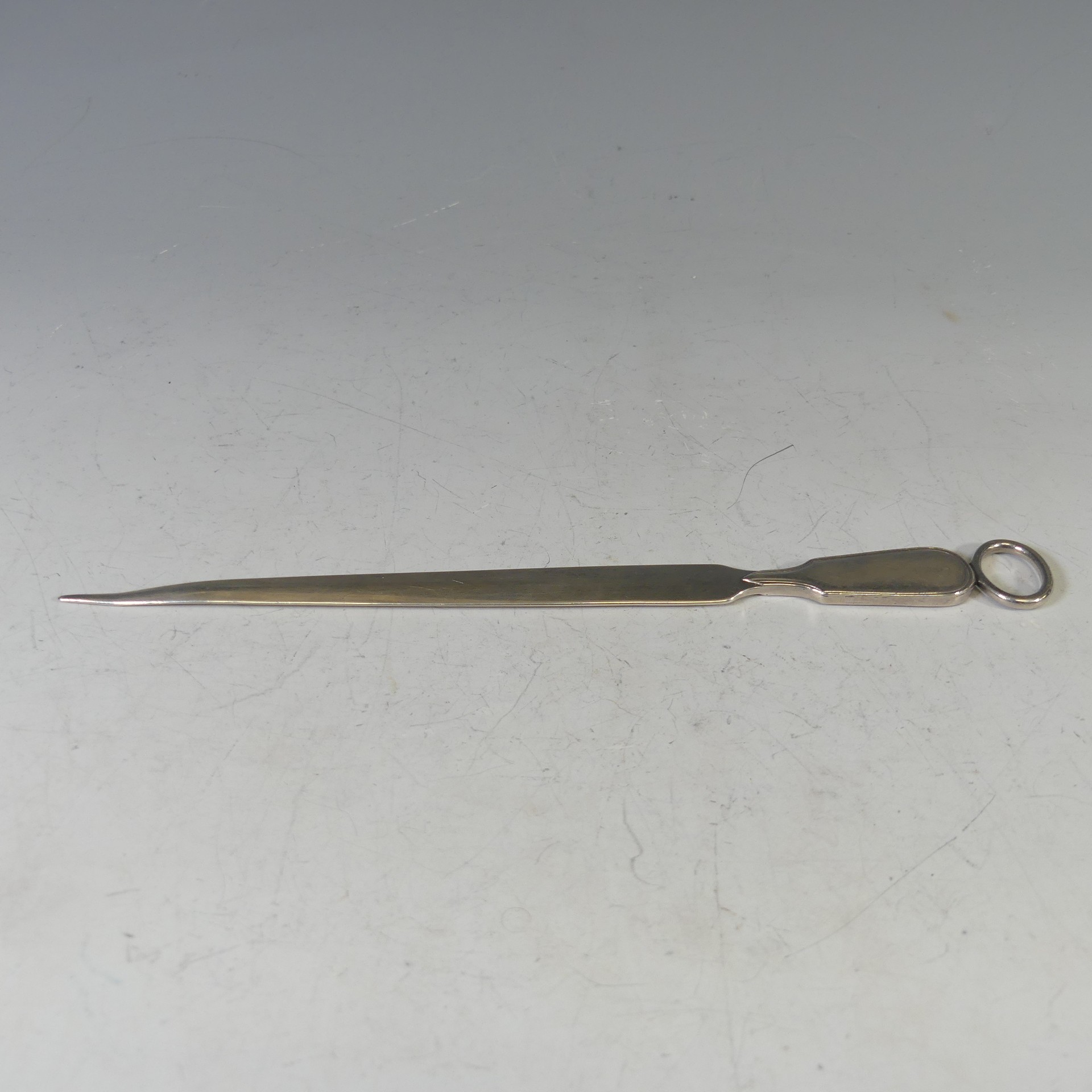A Victorian silver Meat Skewer, by Henry Wilkinson & Co. hallmarked Sheffield 1863, of traditional - Image 3 of 5