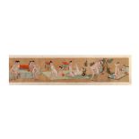 A CHINESE EROTIC HANDSCROLL.