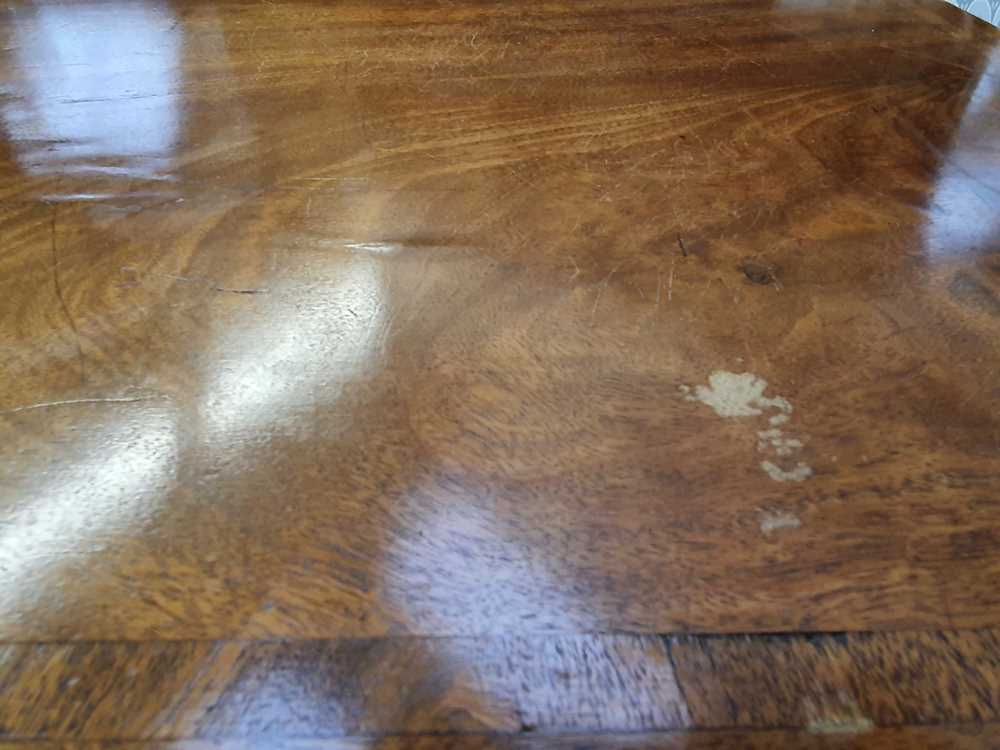 A REGENCY MAHOGANY FOLDOVER CARD TABLE - Bild 11 aus 11