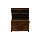 AN 18TH CENTURY OAK DRESSER