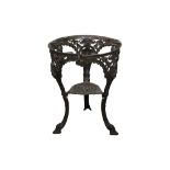A CAST IRON PUB TABLE, LATE 19TH/EARLY 20TH CENTURY