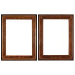 A PAIR OF FRUITWOOD SECESSIONIST FRAMES