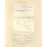 Autograph Collection.- Incl. Edward Lear