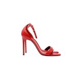 Saint Laurent Red Amber 120 Heeled Sandal - Size 41