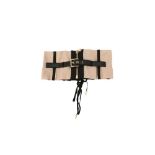 Dolce & Gabbana Blush Pink Corset Waist Belt - Size 44