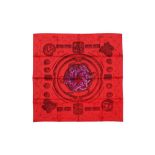 Hermes 'Oris Nomades' Silk Print Scarf