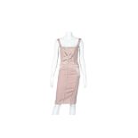 Gucci Nude Rose Bodycon Dress - Size 40