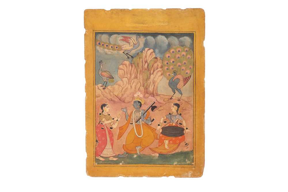 AN ILLUSTRATION FROM A RAGAMALA SERIES: MALAR RAGINI Malwa, Madhya Pradesh, India, late 18th century