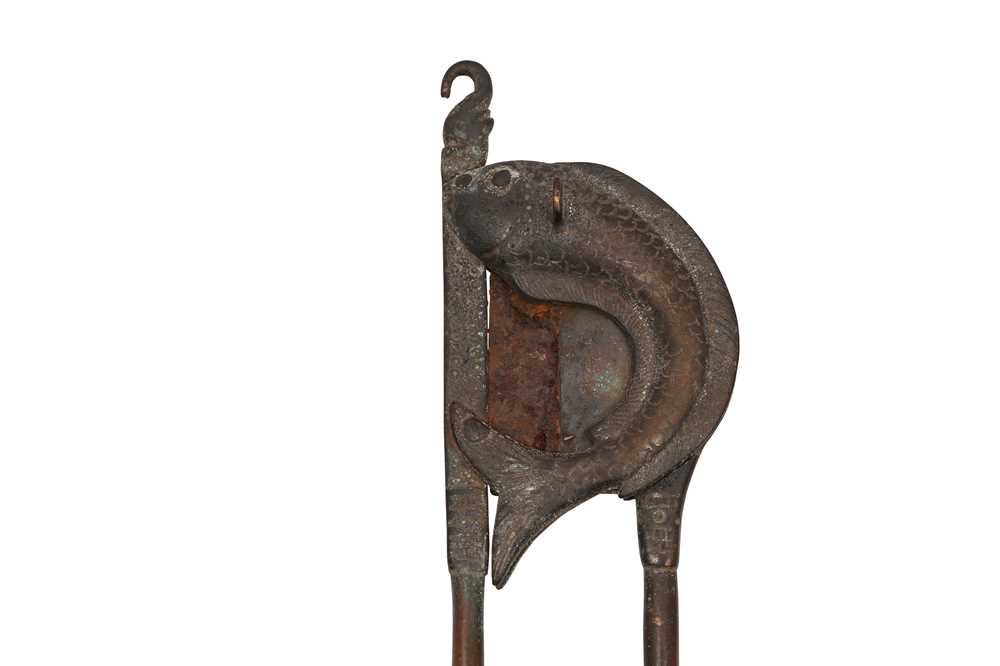 TWO INDIAN METAL BETEL NUT CUTTERS India, 19th century - Image 4 of 5