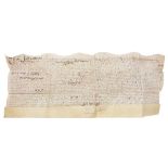 Restoration Interest- Indenture from the Reign of Charles II