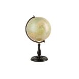 11-INCH TERRESTRIAL TABLE GLOBE, MERZBACH & FALK, BRUSSELS