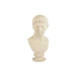 A PLASTER BUST OF AUGUSTUS CAESAR