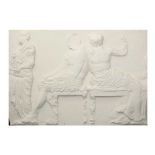 THE PARTHENON: HERMES AND DIONYSUS; A MODERN PLASTER WORK IMPRESSION