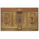 AN 18TH CENTURY ITALIAN GILTWOOD ECCLESIASTICAL PANEL