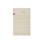 DOCUMENT SIGNED BY GEORGE IV, KING OF THE UNITED KINGDOM OF GREAT BRITAIN AND IRELAND (1820-1830)