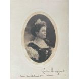 SIGNED PHOTOGRAPHS OF PRINCESS LOUISE MARGARET, DUCHESS OF CONNAUGHT AND HER DAUGHTER PATRICIA