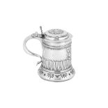 A Charles II and Victorian sterling silver tankard, London 1683 probably by Alexander Roode, and Lon