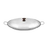 A George III sterling silver entrée or chafing dish, London 1782 by Daniel Smith and Robert Sharp (t