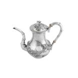 An early 20th century Chinese Export silver coffee pot, Shanghai circa 1910 retailed by The China Je