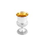 A George III Scottish sterling silver goblet, Edinburgh 1816 by George McHattie