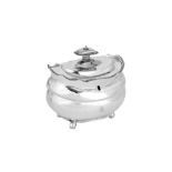 A George III sterling silver double tea caddy, London 1809 by Thomas Wallis
